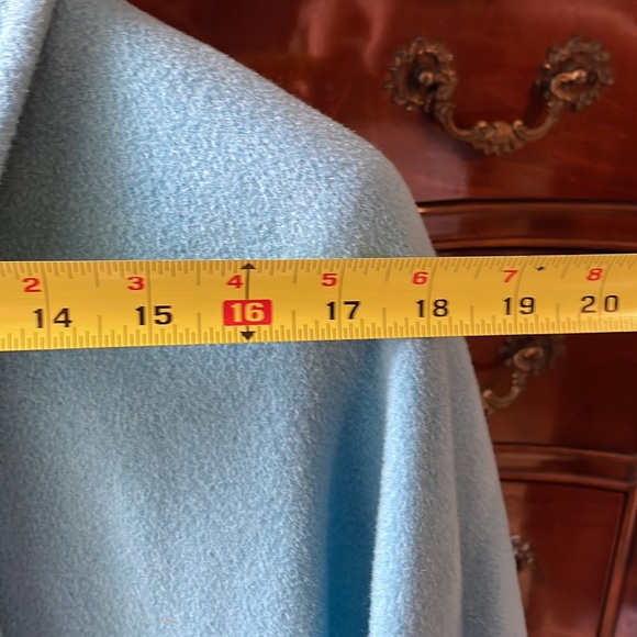 SPORTMAX turquoise blue wool coat. Made in Italy. Size US 4. Very good condition - Picture 9 of 10